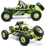 AUTOMODELO ELÉTRICO COMPLETO 50KM/H CROSS COUNTRY GAIOLA CRAWLER 4X4 ESCALA 1/12 RADIO 2.4GHZ COM LUZ LED WLTOYS WL12428